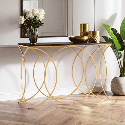 120 cm W Marble Top Console Table