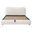 Ottoman Bed Boucle White-1045454405