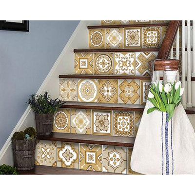 4 in. W x 4 in. L Fireplace Surround and Shower Peel and Stick Mosaic Tile
