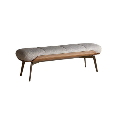 100% Linen Upholstered Bench
