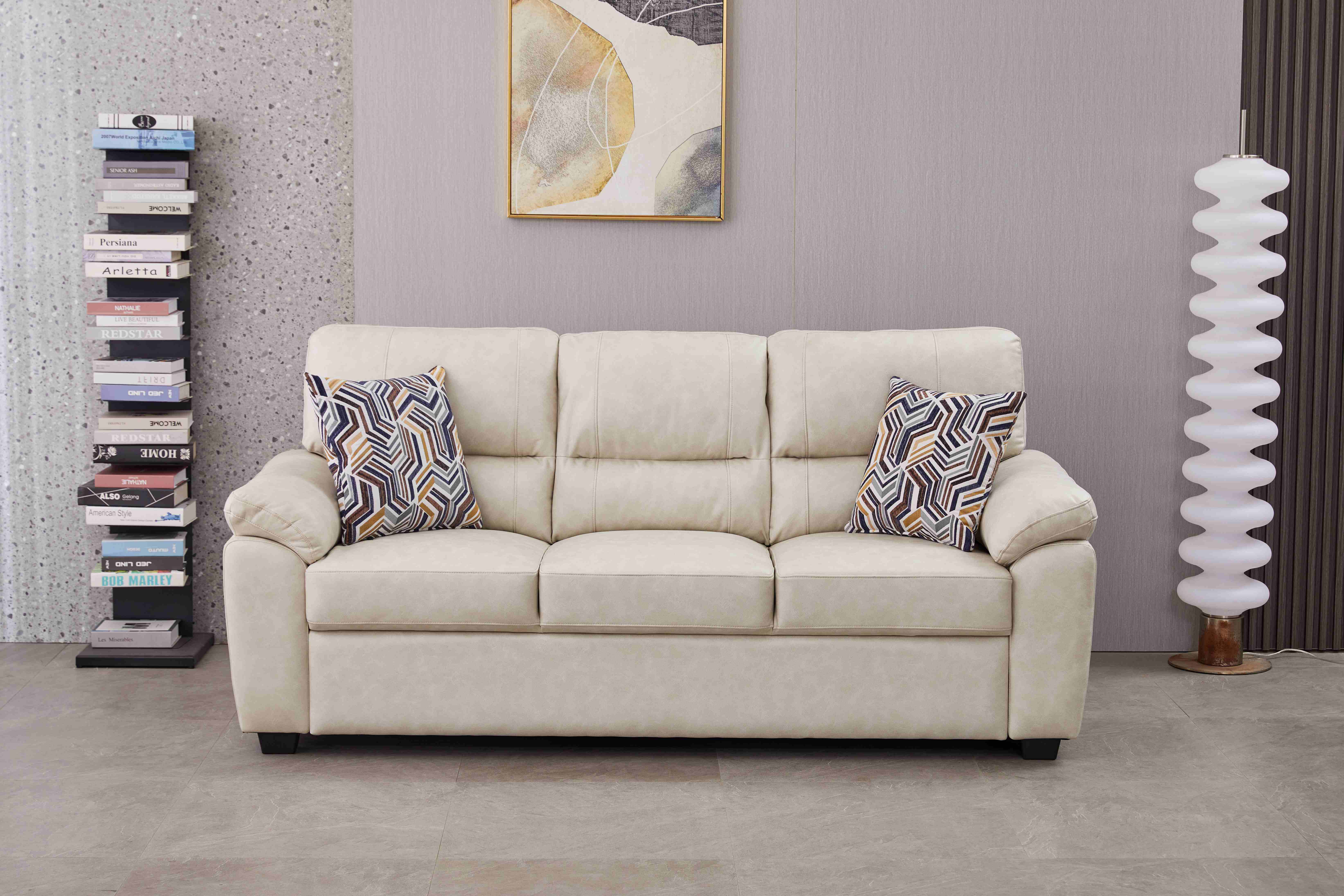 Ebern Designs 80.5'' Wide Faux Leather Sofa & Reviews - Wayfair Canada