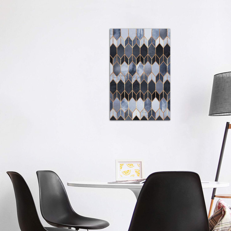 Vitrail IV par Elisabeth Fredriksson - impression, Toile tendue, H 26 po x l 40 po x 1,5 po