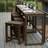 Ausbon 4 - Person Patio Dining Set with Rectangular Table-163686339