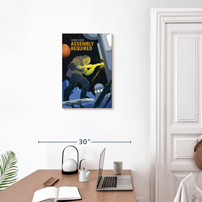 Oberle Mars Explorers Wanted Poster I, 24" H x 16" W