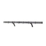 Handcrafted Rolled End Bar ONLY (Requires Wall Brackets or Captain Hooks)