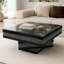 Table basse à motif de diamants broyés