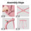 Table d'appoint d'extérieur en fer rose | Idée de cadeau-488351605