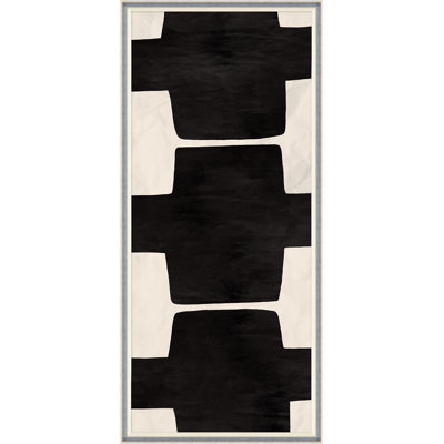 Paule Marrot " Black And White Abstract 3 III (var. 2) " by Paule Marrot