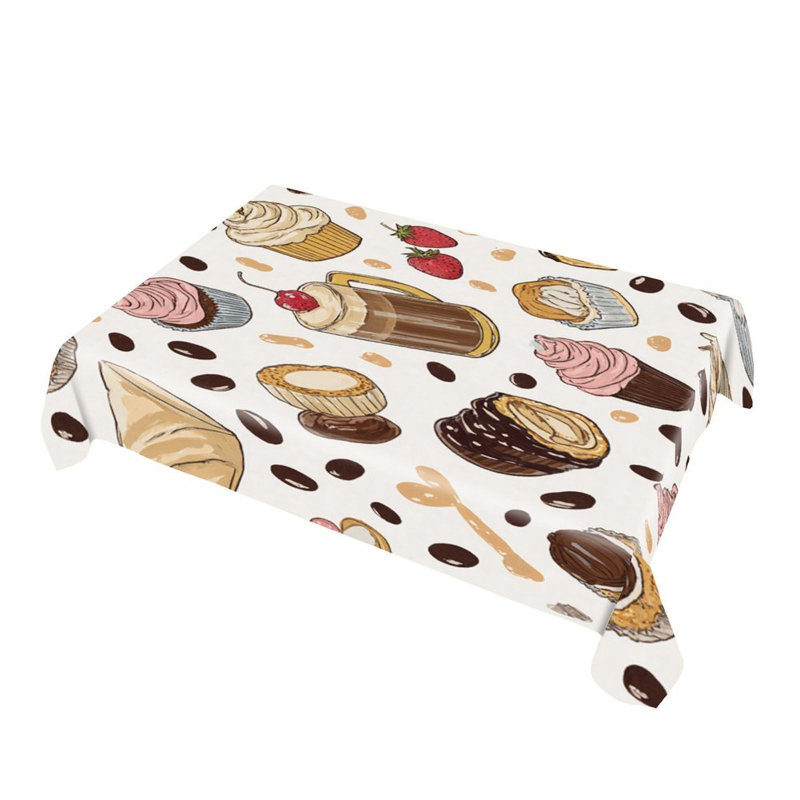 Nappe pour salle à manger Sweet Desserts, 60 x 86 pouces, rectangulaire