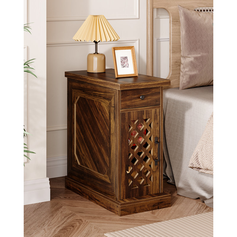 Side Table with Storage