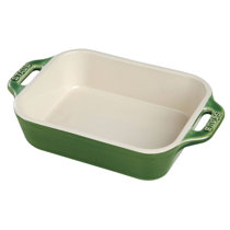 Kitchenaid 1.5-quart Vitrified Stoneware Loaf Pan in Pistachio Green 