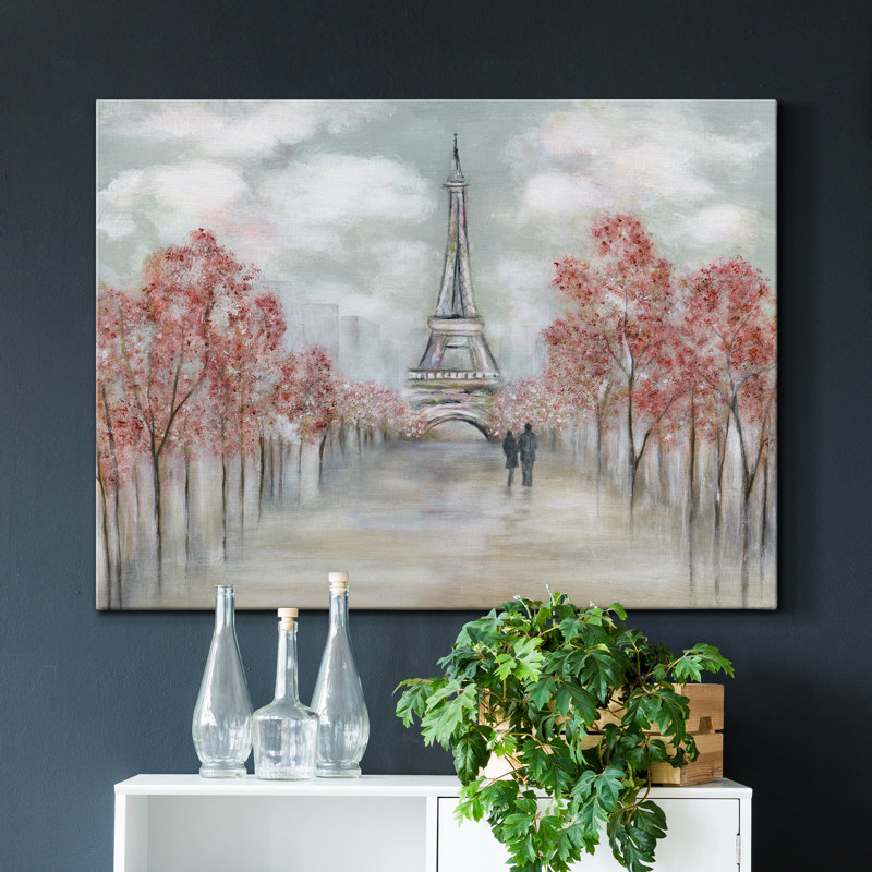 «Paris in Springtime», reproduction sur toile tendue, H 18 po x l 12 po x P 1 po