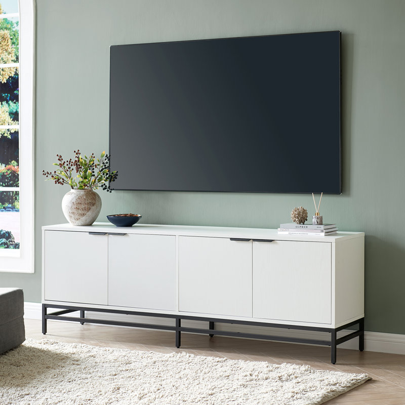 Acus TV Stand for TVs up to 78", White