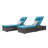 Outdoor Chaise Lounges With Adjustable Backrest And Storage For Outside-10660849