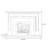White Solid Wood Freestanding Fireplace-259628937-259628936