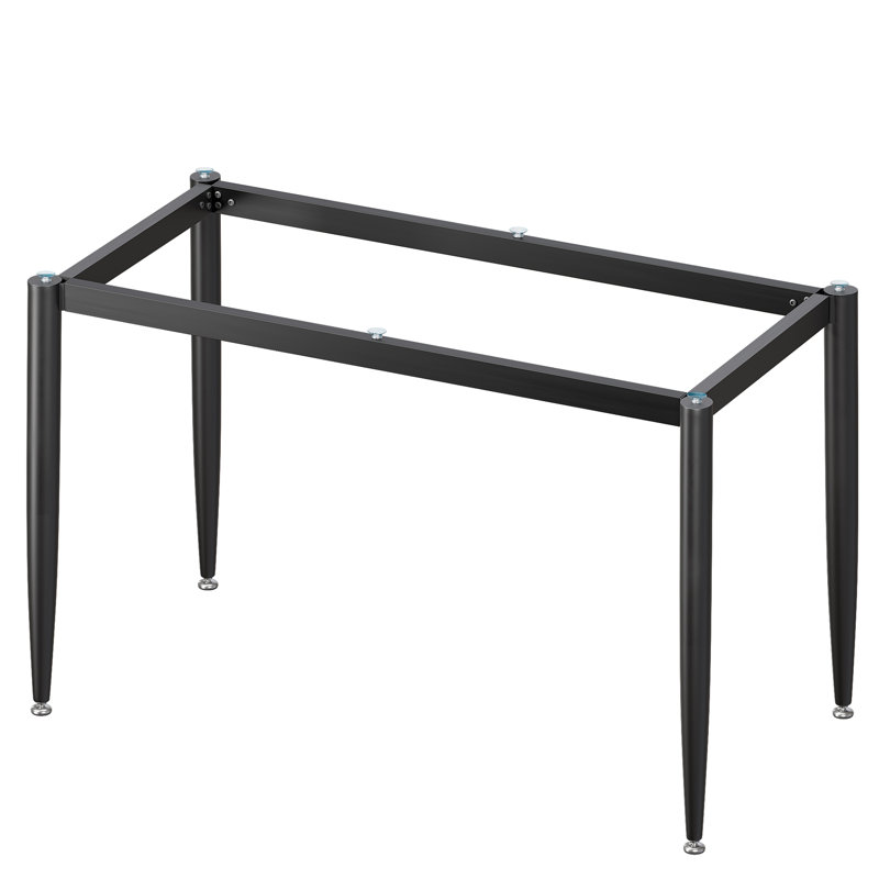 Pieds de table en métal noir