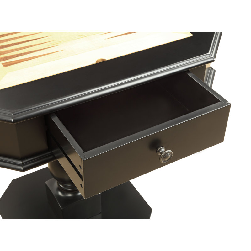 Bishop Tray Top End Table, Black