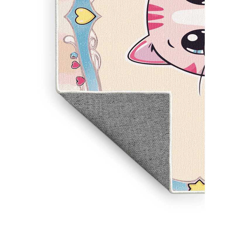 Tapis pour enfants mignons lavables Harriet Bee, Rectangle 2 pi x 3 pi
