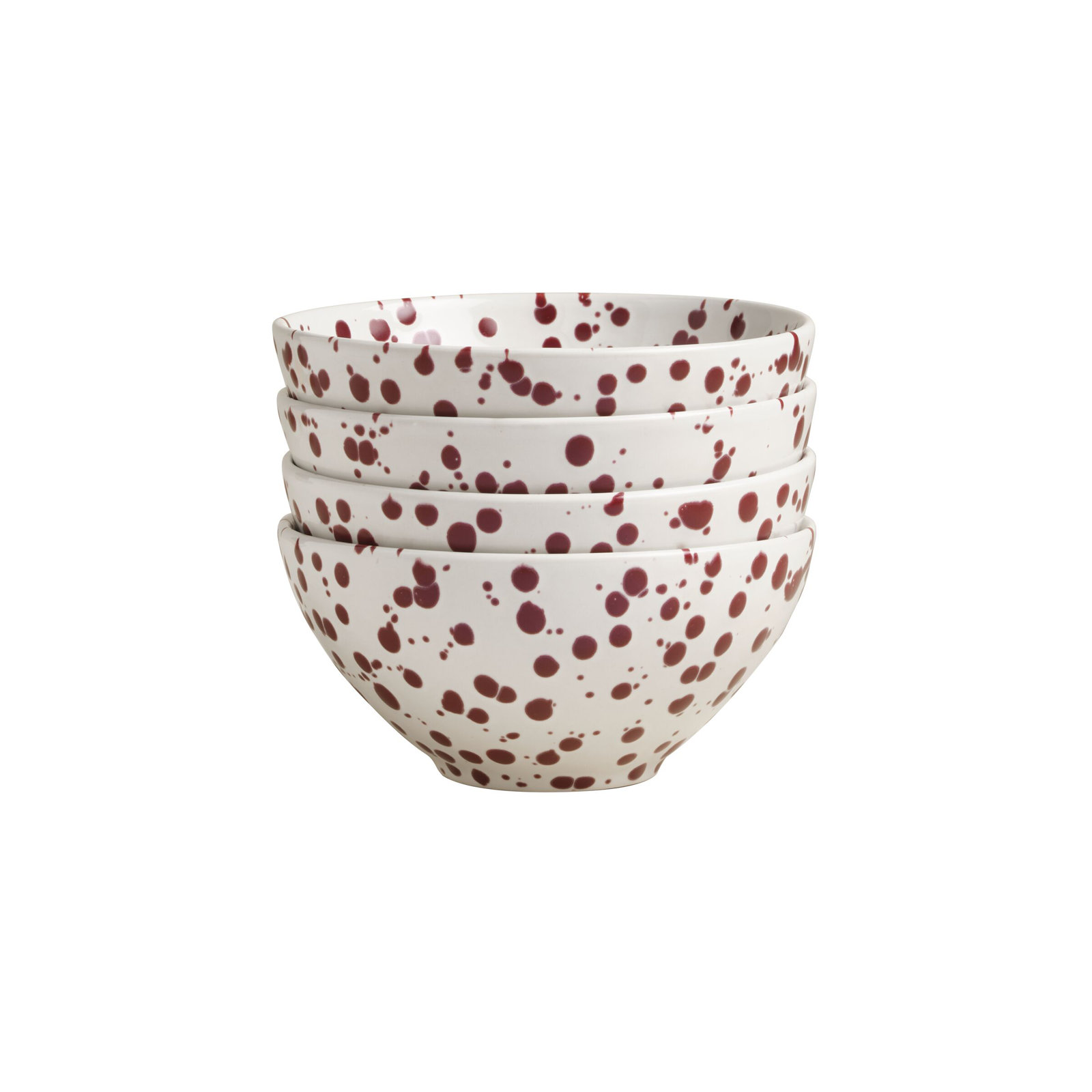 Year & Day Splatter Small Bowls, Purple