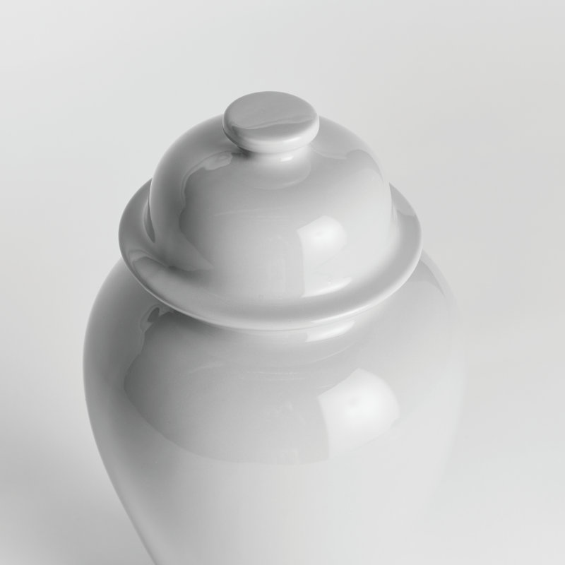 Pot Ricki, Blanc, 17.5"