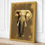 Elephant Portrait Modern - Wrapped Canvas-1187405732-1187405733