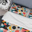Ensemble de housse de couette rose et bleu-248920157