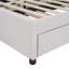 Lit plateforme tapissier avec 2 tiroirs et lit gigogne simple TG-1276948144-1276948149