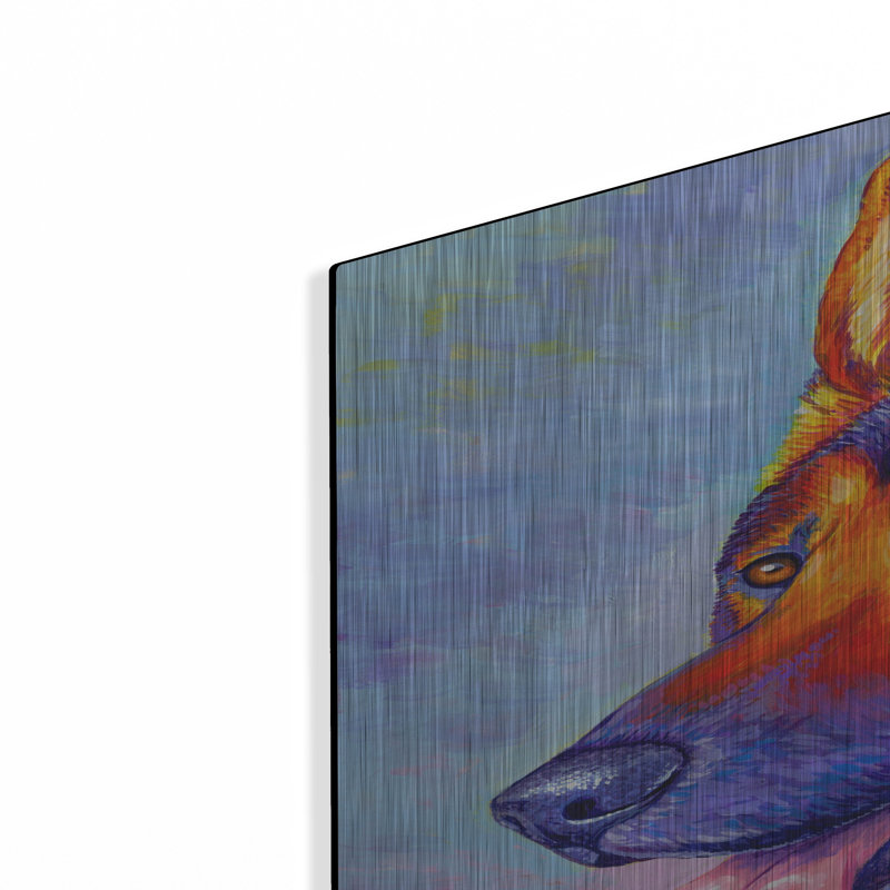 "Berger allemand" par Rebecca Wang Art, H 36 po x l 24 po