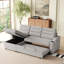Canapé-lit convertible, canapé-lit convertible en polyester avec inclinable de rangement et porte-gobelet pour le salon, espaces restreints-1247701236