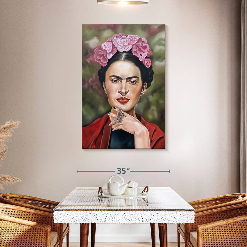 Leisha I Was Born A Painter, H 39 po x l 26 po
