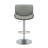 Maximo Swivel Adjustable Height Faux Leather Mid-Century Bar Stool-394621670