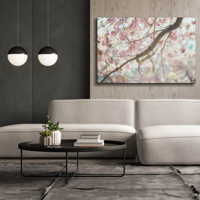  «Branch Blossoms» par Carrie Ann Grippo-Pike, art mural sur toile, 60 po x 40 po