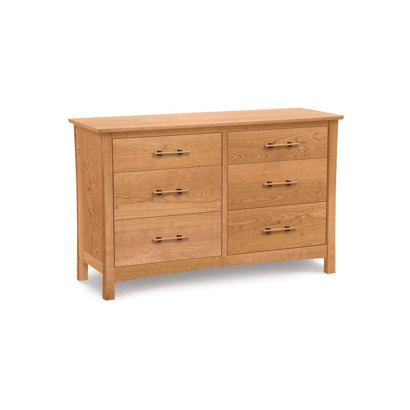 Monterey 6 - Drawer Solid Wood Dresser, Natural Cherry