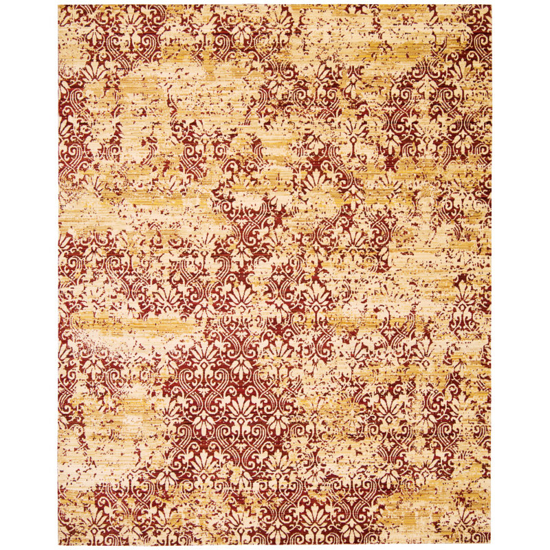 Denoila Abstract Indoor Rug, Rectangle 9'9" x 13'