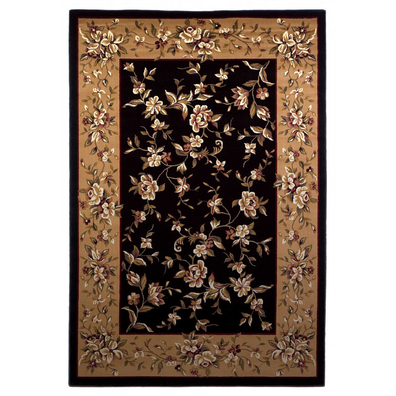 Daine Floral Indoor Rug, Rectangle 3'3" x 4'11"