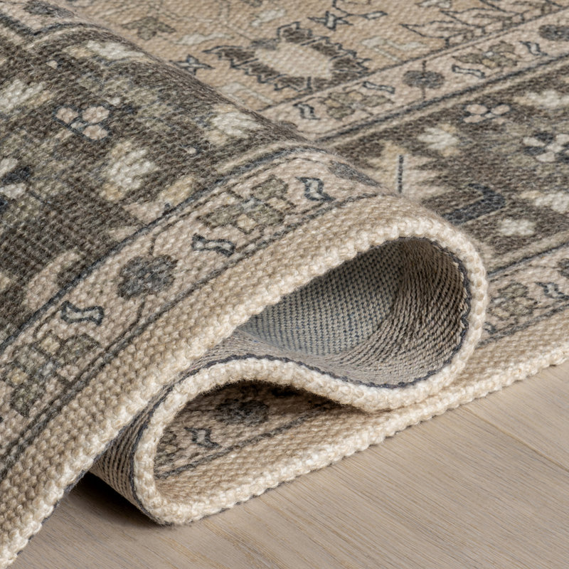  Tapis en laine et coton Anastasia, Rectangle 9 pi 6 po x 13 pi 6 po