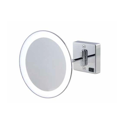 Discolo Flat Metal Lighted Wall Mirror
