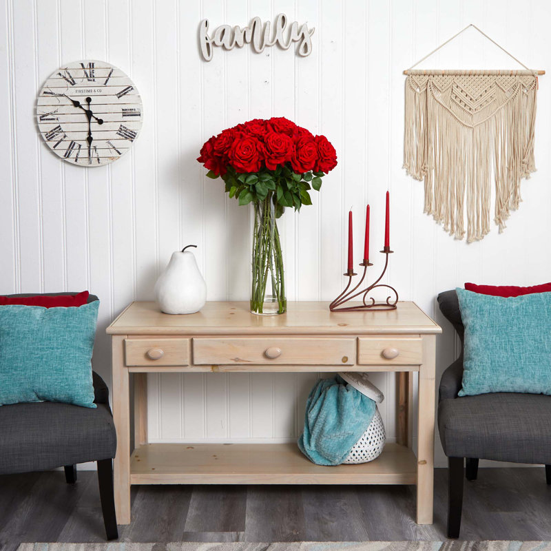 Giant Roses Floral Arrangement in Vase