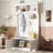 Multifunctional Hall Tree With Storage Shoe Bench, 4 - In - 1 Design Coat Racks For Entryway, Hallway, And Living Room