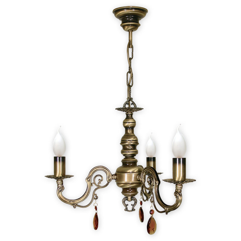 Dowding 3 - Light Candle Style Chandelier