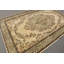 Grand tapis turc vintage beige pour décoration intérieure et salon tribal beige / vert