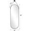Miroir ovale suspendu avec ceinture