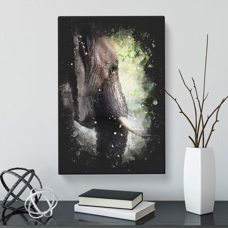 Elephant Vol.2 - Wrapped Canvas, 76cm H x 50cm W x 3cm D