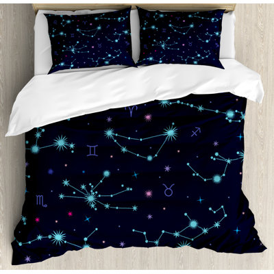 Astrology Eclectic Duvet Cover