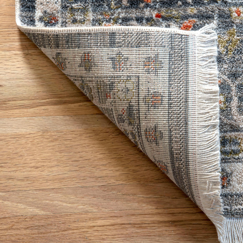Simonetti Oriental Gray Area Rug, Rectangle 5' x 7'9"