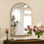 Miroir de salle de bain mural en aluminium avec cadre arqué - Basics by Wayfair ™-1908623976-1908623982