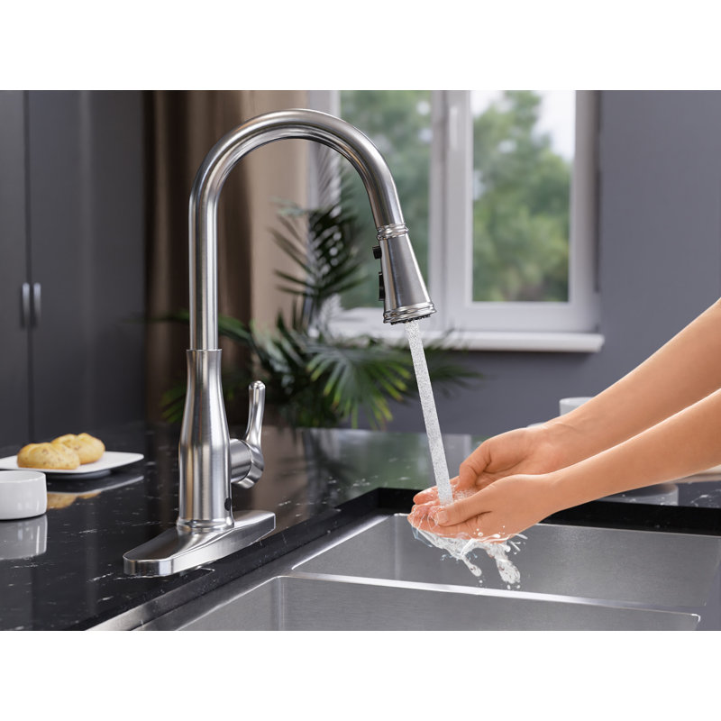 ANZZI Pull Down Touchless Kitchen Faucet, Stainless Steel