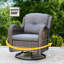 Chaise de patio pivotante avec coussins Tichina-1807429544