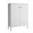 Modern Shoe Cabinet with Metal Handle, 35.4 x 46.5 x 13.8 inches | 100% Chipboard & MDF Frame, 0.71-inch Thickness | Wall-Mountable with Numerous Shelves, Stylish White & Wood Design for Home Organization