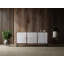 Buffet en bois de pin de 63 po de largeur Doppo